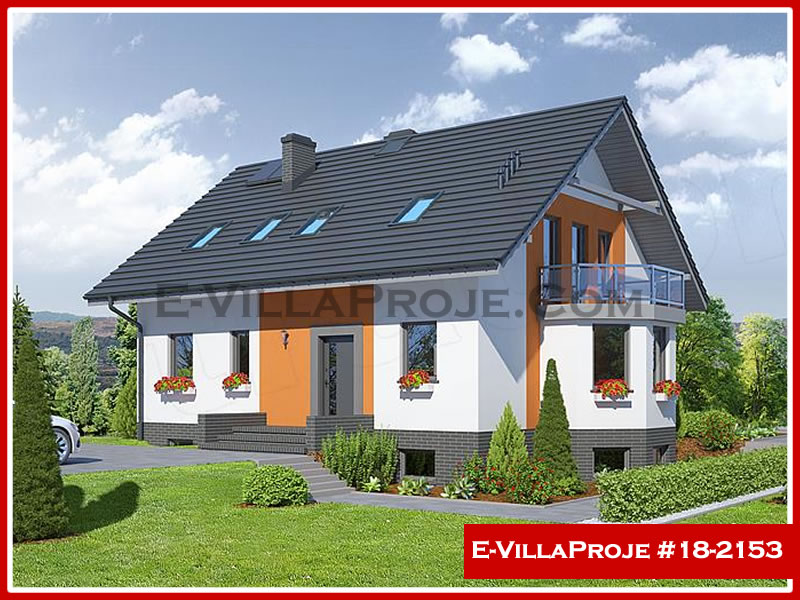 CKV-18-2153 215 m2 5+1 2 Katlı (Dubleks) Çelik Konstrüksiyon Villa Modeli