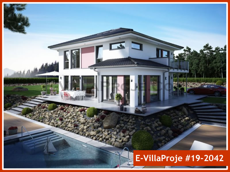 CKV-19-2042 216 m2 5+1 2 Katlı (Dubleks) Çelik Konstrüksiyon Villa Modeli