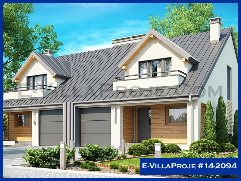 CKV-14-2094 217 m2 5+1 2 Katlı (Dubleks) Çelik Konstrüksiyon Villa Modeli
