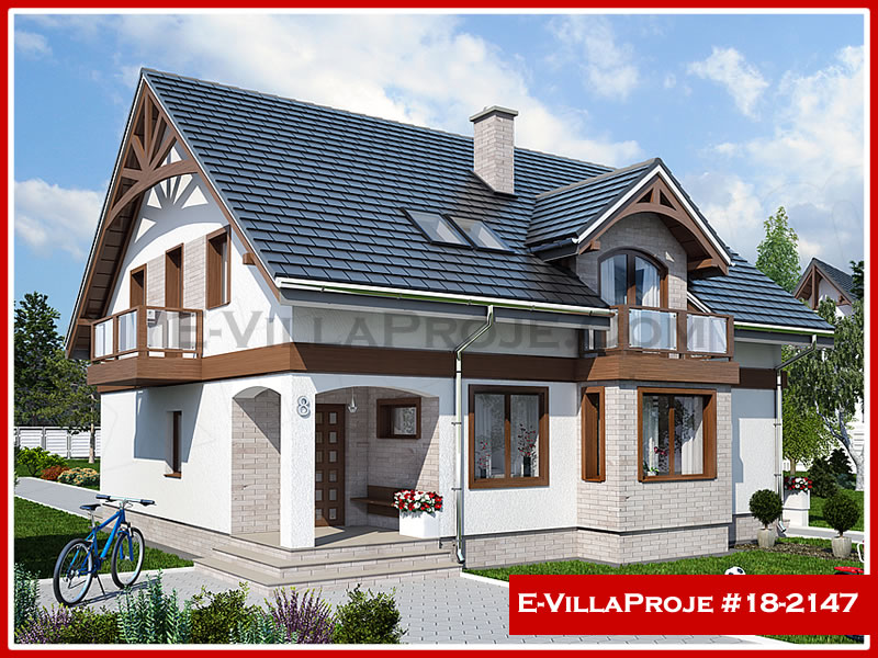 CKV-18-2147 217 m2 5+1 2 Katlı (Dubleks) Çelik Konstrüksiyon Villa Modeli