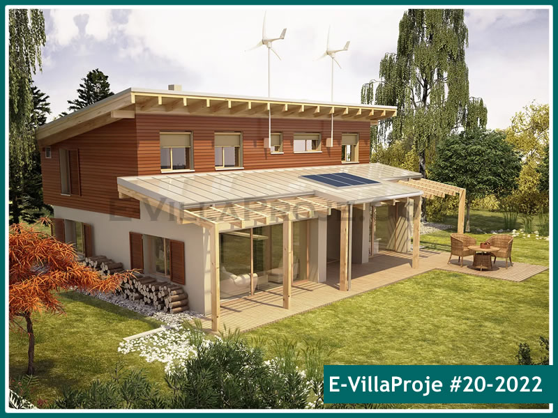 CKV-20-2022 218 m2 5+1 2 Katlı (Dubleks) Çelik Konstrüksiyon Villa Modeli