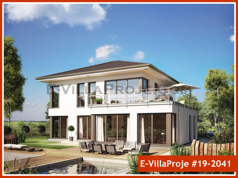 CKV-19-2041 219 m2 5+1 2 Katlı (Dubleks) Çelik Konstrüksiyon Villa Modeli