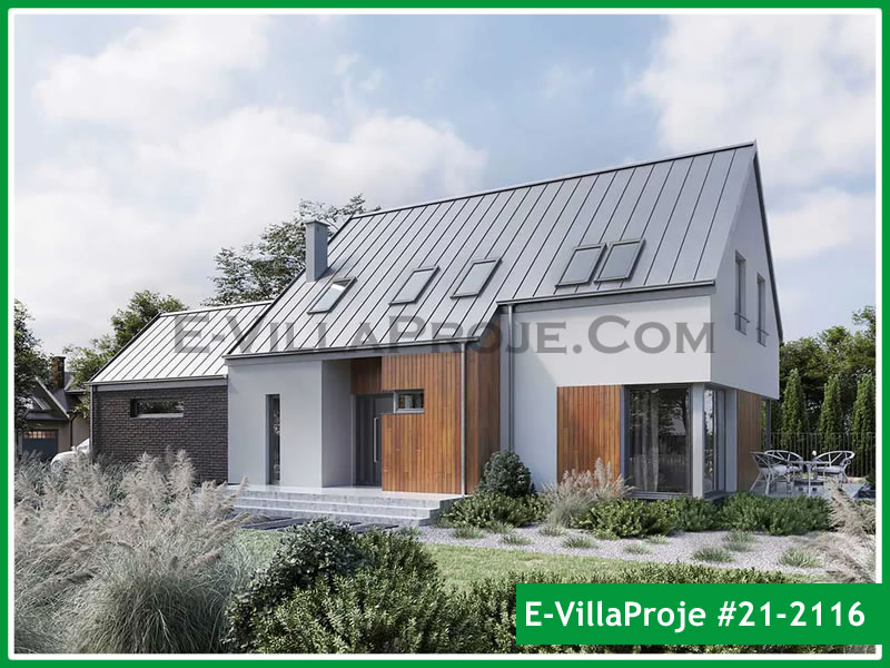 CKV-21-2116 220 m2 5+1 2 Katlı (Dubleks) Çelik Konstrüksiyon Villa Modeli