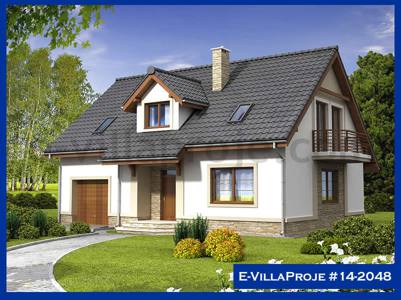 CKV-14-2048 220 m2 5+1 2 Katlı (Dubleks) Çelik Konstrüksiyon Villa Modeli