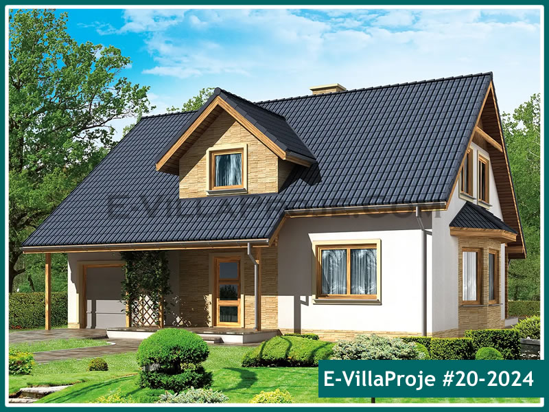 CKV-20-2024 221 m2 5+1 2 Katlı (Dubleks) Çelik Konstrüksiyon Villa Modeli
