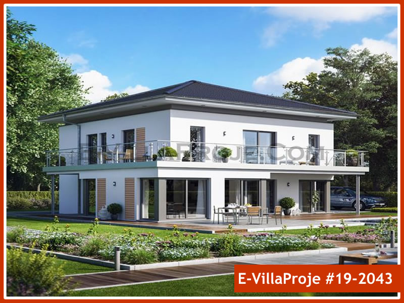 CKV-19-2043 221 m2 5+1 2 Katlı (Dubleks) Çelik Konstrüksiyon Villa Modeli