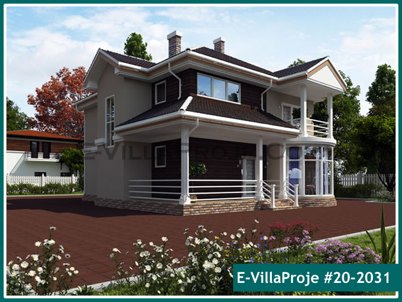 CKV-20-2031 224 m2 5+1 2 Katlı (Dubleks) Çelik Konstrüksiyon Villa Modeli