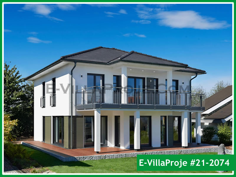 CKV-21-2074 224 m2 5+1 2 Katlı (Dubleks) Çelik Konstrüksiyon Villa Modeli