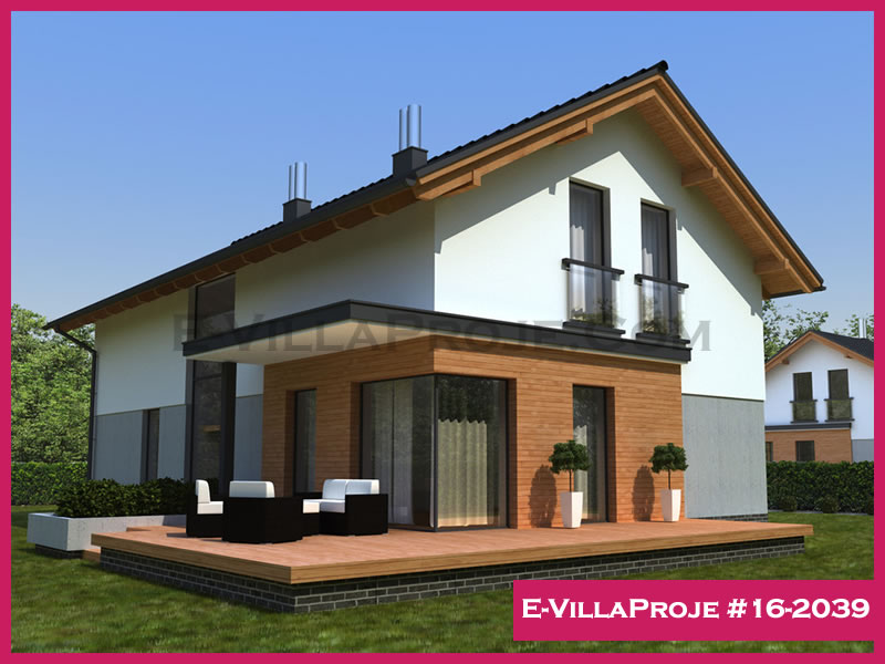 CKV-16-2039 224 m2 5+1 2 Katlı (Dubleks) Çelik Konstrüksiyon Villa Modeli