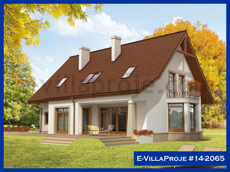CKV-14-2065 225 m2 5+1 2 Katlı (Dubleks) Çelik Konstrüksiyon Villa Modeli