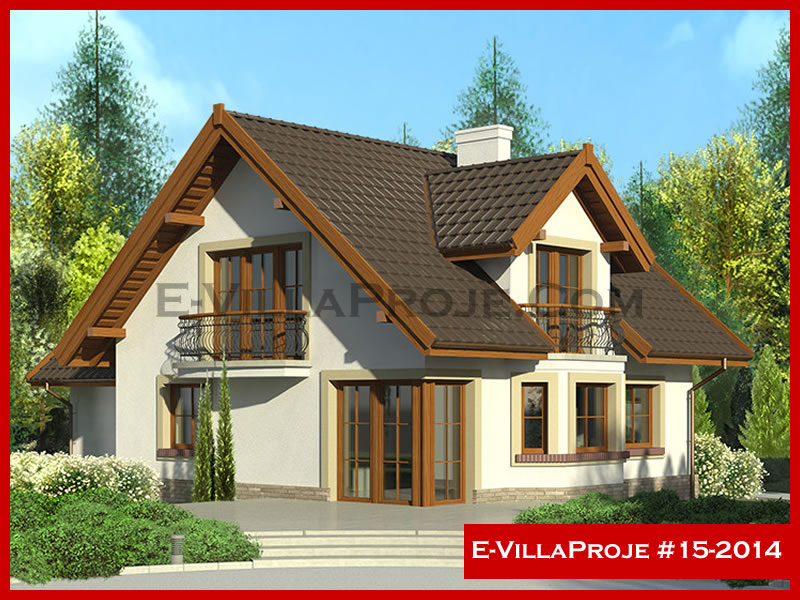 CKV-15-2014 225 m2 5+1 2 Katlı (Dubleks) Çelik Konstrüksiyon Villa Modeli