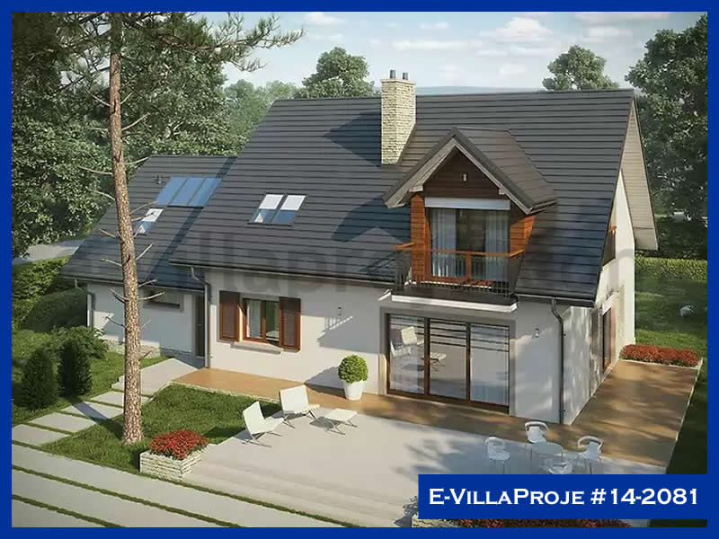 CKV-14-2081 226 m2 5+1 2 Katlı (Dubleks) Çelik Konstrüksiyon Villa Modeli