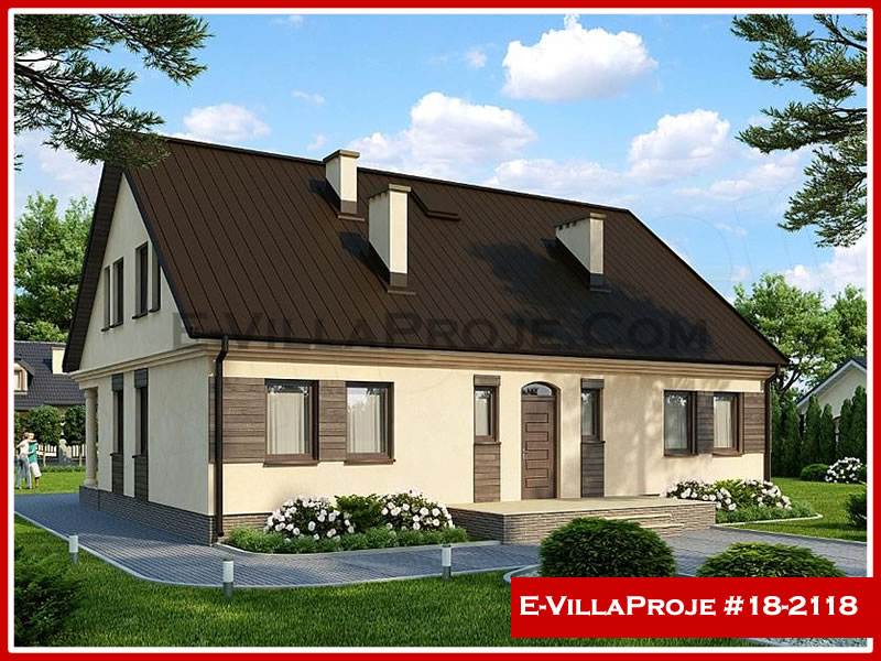 CKV-18-2118 226 m2 5+1 2 Katlı (Dubleks) Çelik Konstrüksiyon Villa Modeli