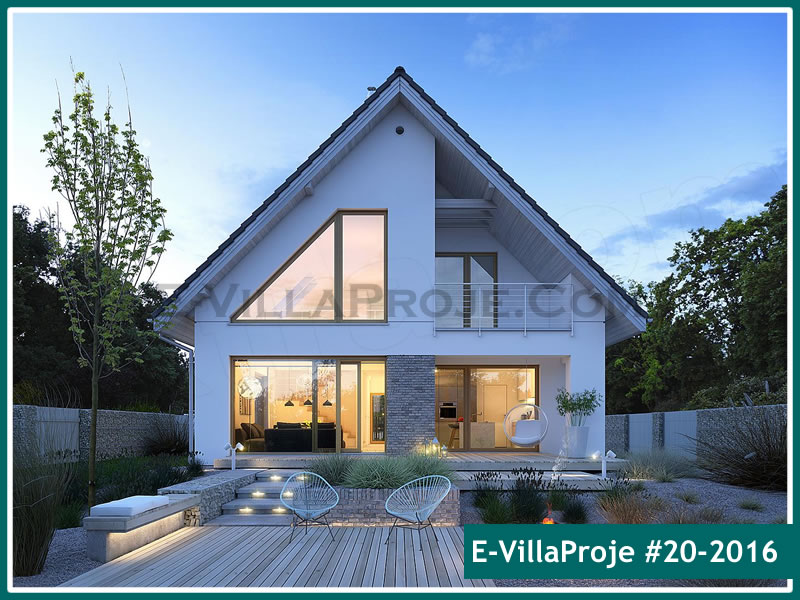 CKV-20-2016 226 m2 5+1 2 Katlı (Dubleks) Çelik Konstrüksiyon Villa Modeli