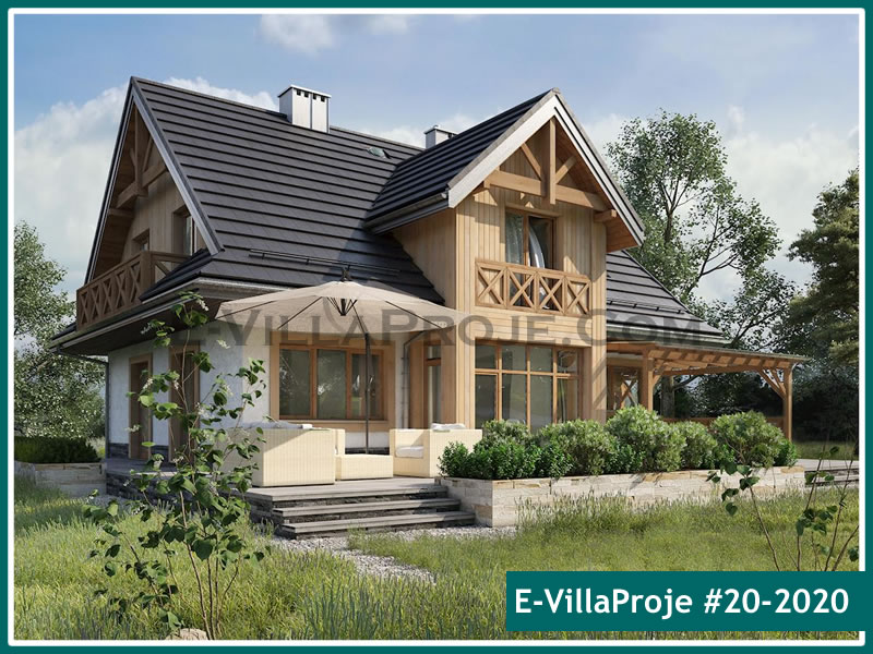 CKV-20-2020 226 m2 5+1 2 Katlı (Dubleks) Çelik Konstrüksiyon Villa Modeli