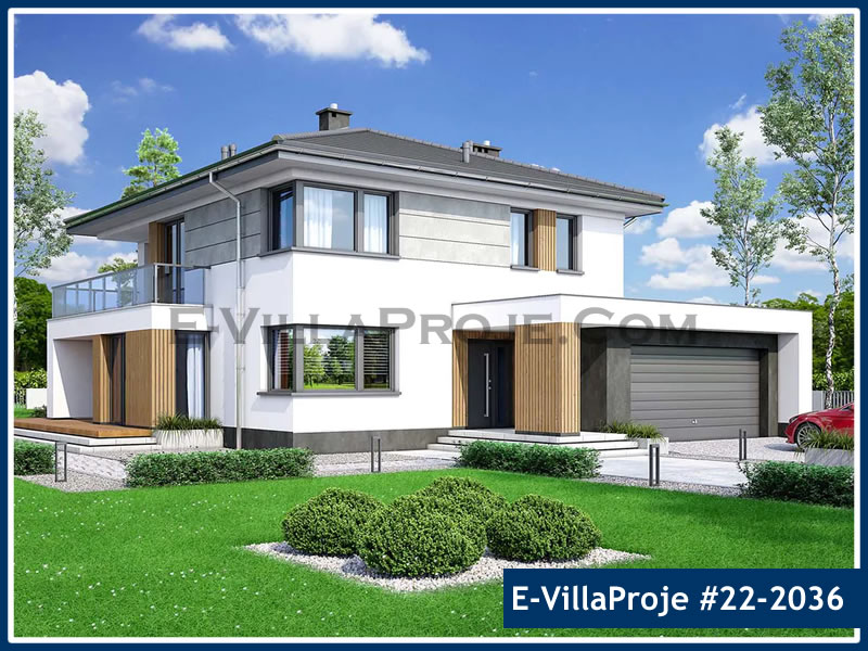 CKV-22-2036 228 m2 5+1 2 Katlı (Dubleks) Çelik Konstrüksiyon Villa Modeli
