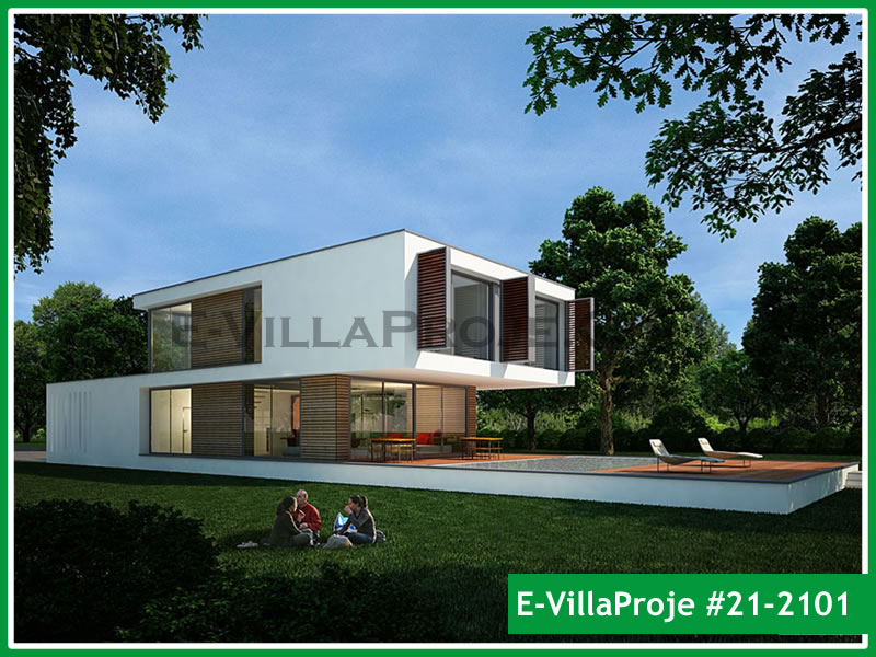 CKV-21-2101 233 m2 5+1 2 Katlı (Dubleks) Çelik Konstrüksiyon Villa Modeli