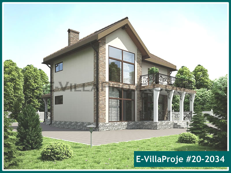 CKV-20-2034 234 m2 5+1 2 Katlı (Dubleks) Çelik Konstrüksiyon Villa Modeli