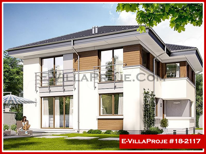 CKV-18-2117 235 m2 5+1 2 Katlı (Dubleks) Çelik Konstrüksiyon Villa Modeli