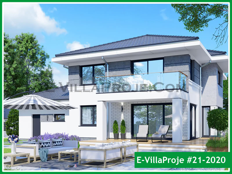 CKV-21-2020 235 m2 5+1 2 Katlı (Dubleks) Çelik Konstrüksiyon Villa Modeli