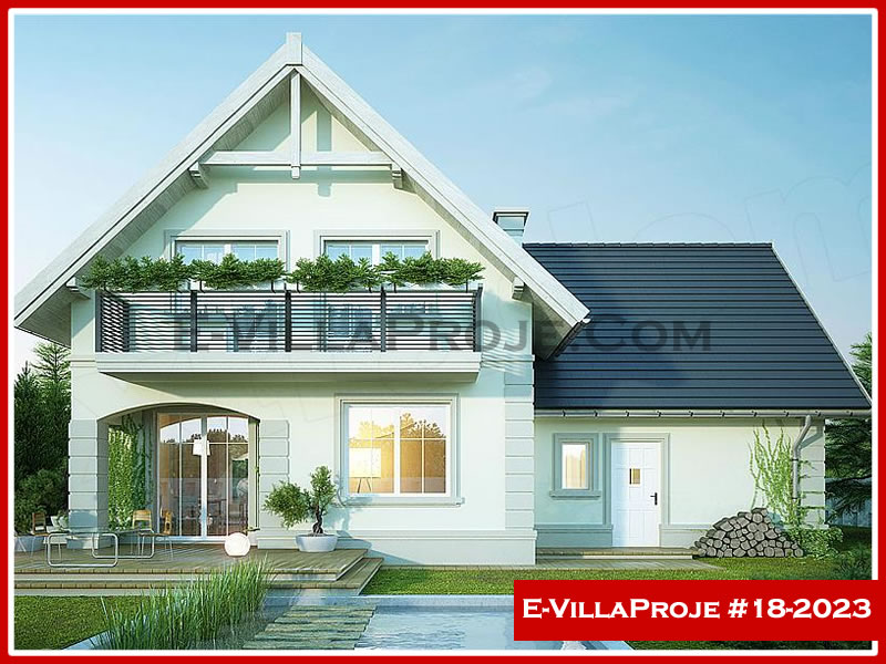 CKV-18-2023 236 m2 5+1 2 Katlı (Dubleks) Çelik Konstrüksiyon Villa Modeli