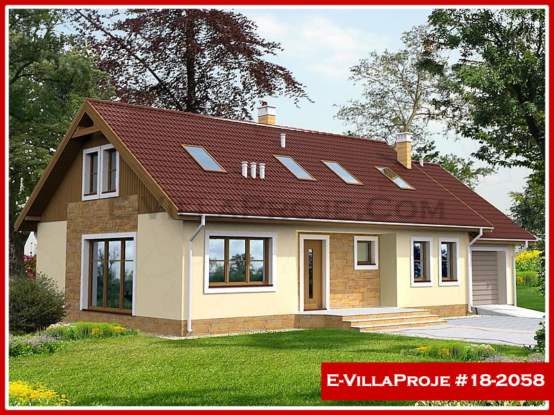 CKV-18-2058 236 m2 5+1 2 Katlı (Dubleks) Çelik Konstrüksiyon Villa Modeli