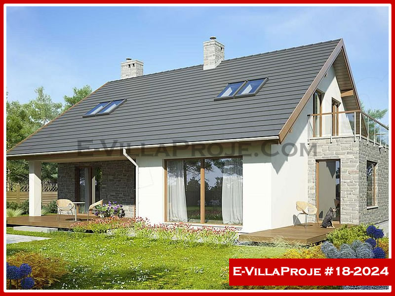 CKV-18-2024 237 m2 5+1 2 Katlı (Dubleks) Çelik Konstrüksiyon Villa Modeli
