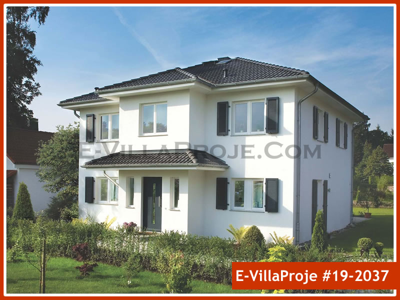 CKV-19-2037 238 m2 5+1 2 Katlı (Dubleks) Çelik Konstrüksiyon Villa Modeli