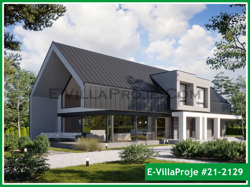 CKV-21-2129 239 m2 5+1 2 Katlı (Dubleks) Çelik Konstrüksiyon Villa Modeli