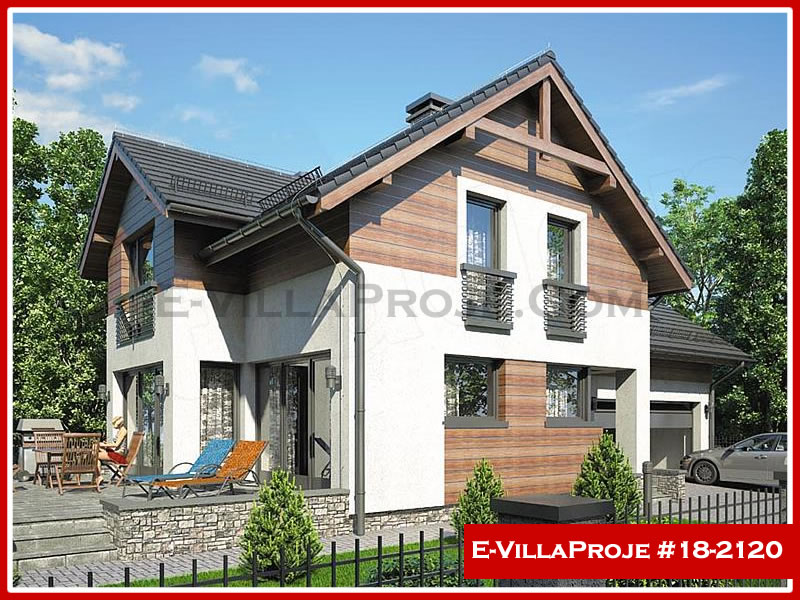 CKV-18-2120 239 m2 5+1 2 Katlı (Dubleks) Çelik Konstrüksiyon Villa Modeli