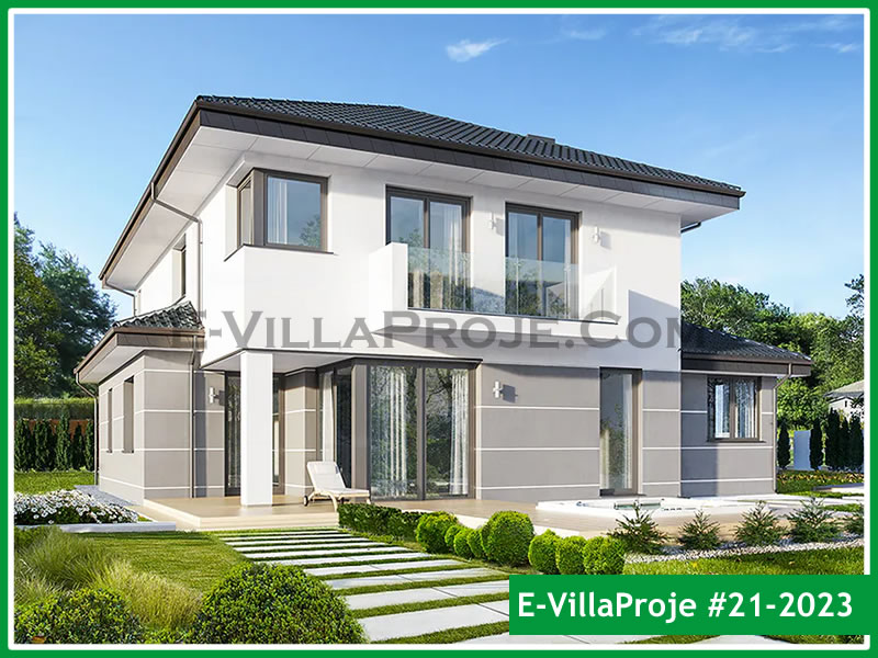 CKV-21-2023 242 m2 5+1 2 Katlı (Dubleks) Çelik Konstrüksiyon Villa Modeli