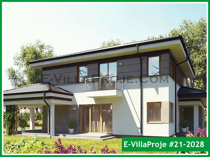 CKV-21-2028 247 m2 5+1 2 Katlı (Dubleks) Çelik Konstrüksiyon Villa Modeli