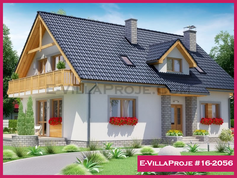 CKV-16-2056 247 m2 5+1 2 Katlı (Dubleks) Çelik Konstrüksiyon Villa Modeli