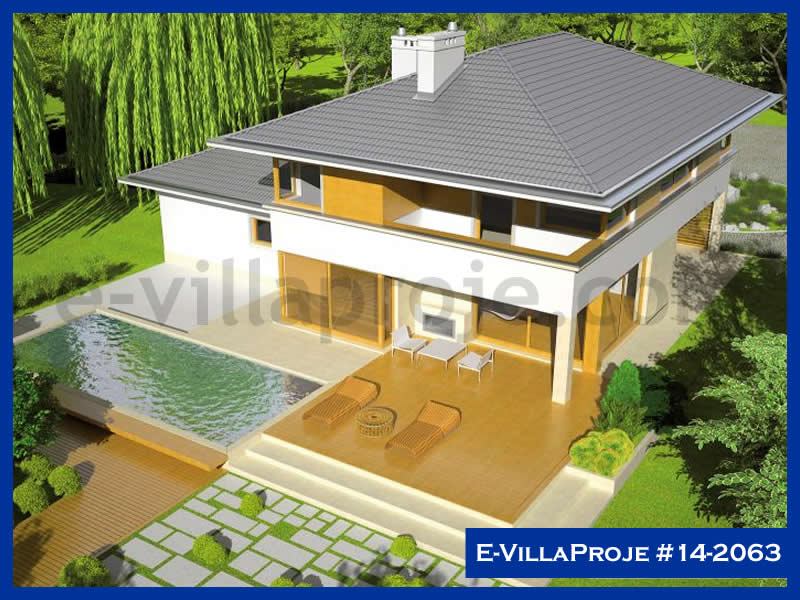 CKV-14-2063 249 m2 5+1 2 Katlı (Dubleks) Çelik Konstrüksiyon Villa Modeli