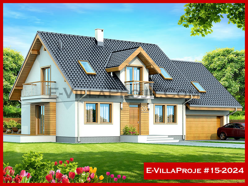 CKV-15-2024 249 m2 5+1 2 Katlı (Dubleks) Çelik Konstrüksiyon Villa Modeli
