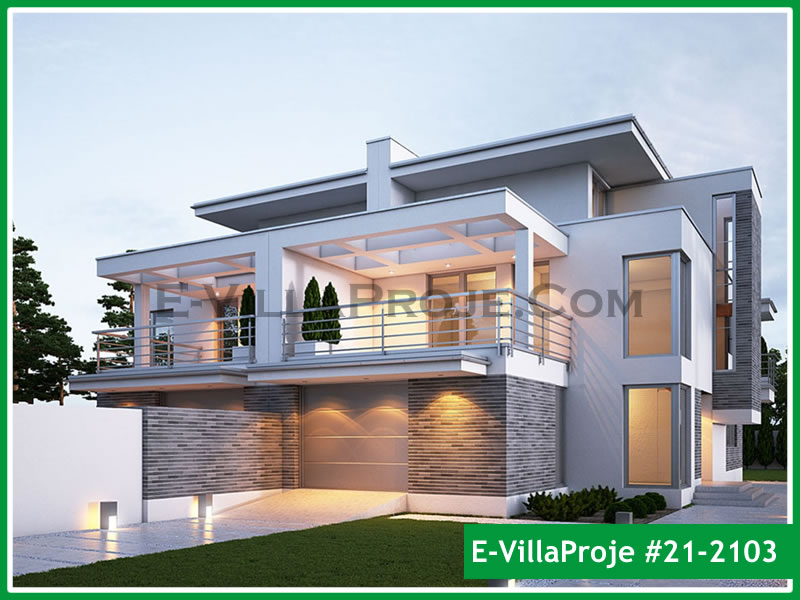 CKV-21-2103 249 m2 5+1 3 Katlı (Dubleks) Çelik Konstrüksiyon Villa Modeli