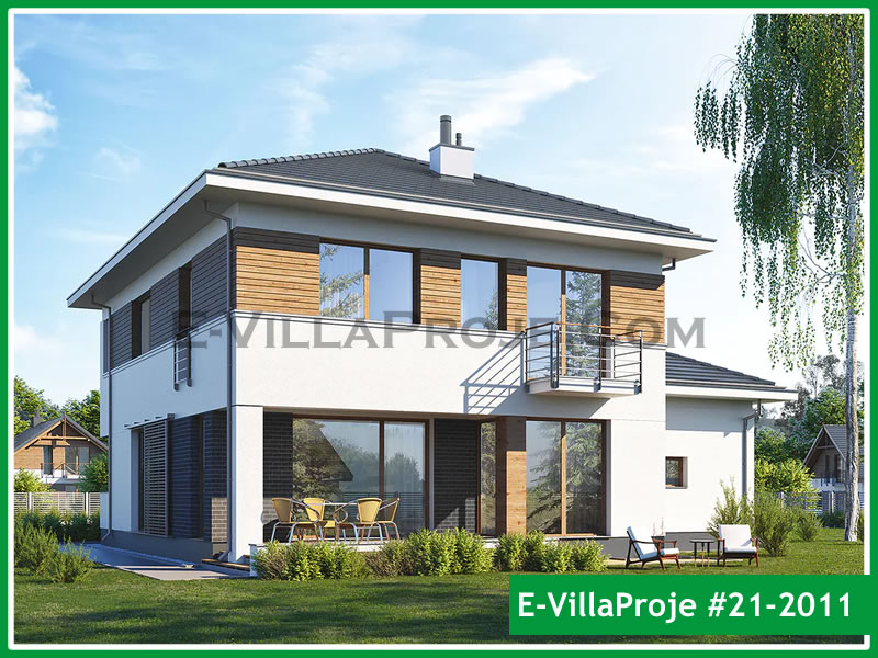CKV-21-2011 250 m2 5+1 2 Katlı (Dubleks) Çelik Konstrüksiyon Villa Modeli