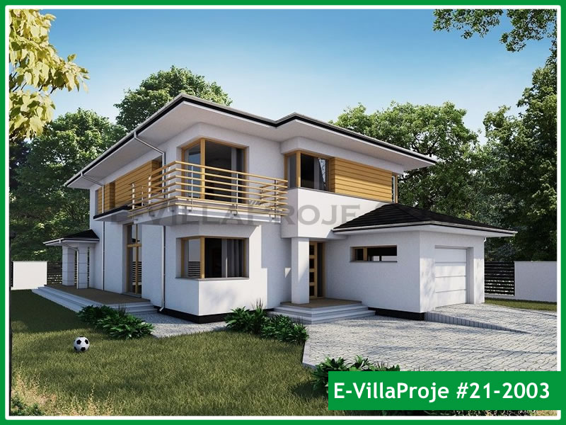 CKV-21-2003 251 m2 5+1 2 Katlı (Dubleks) Çelik Konstrüksiyon Villa Modeli