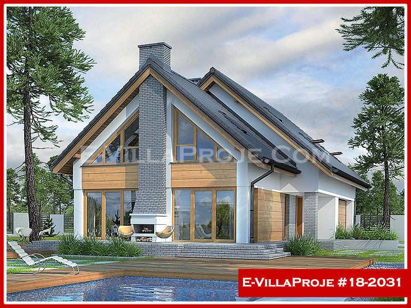 CKV-18-2031 252 m2 5+1 2 Katlı (Dubleks) Çelik Konstrüksiyon Villa Modeli