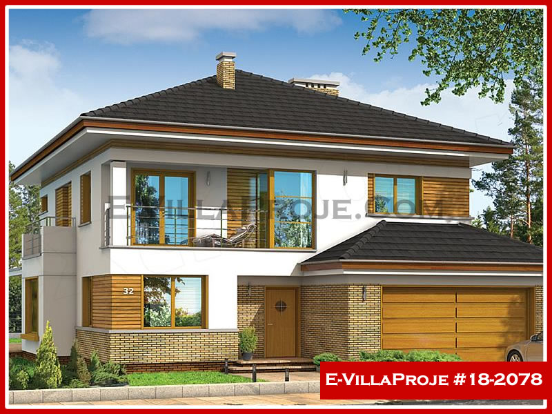 CKV-18-2078 252 m2 5+1 2 Katlı (Dubleks) Çelik Konstrüksiyon Villa Modeli