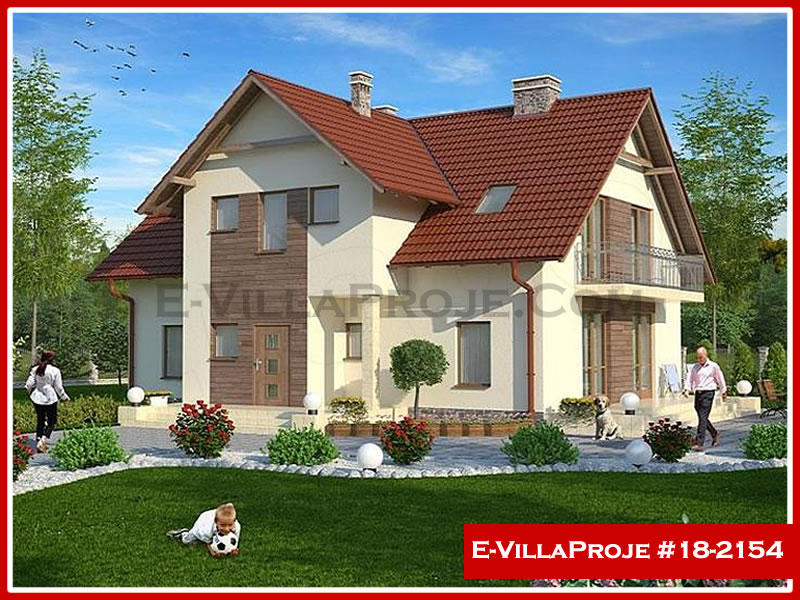 CKV-18-2154 254 m2 5+1 2 Katlı (Dubleks) Çelik Konstrüksiyon Villa Modeli