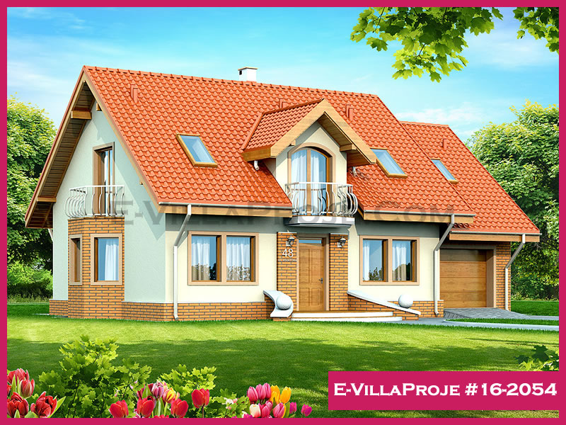 CKV-16-2054 255 m2 5+1 2 Katlı (Dubleks) Çelik Konstrüksiyon Villa Modeli