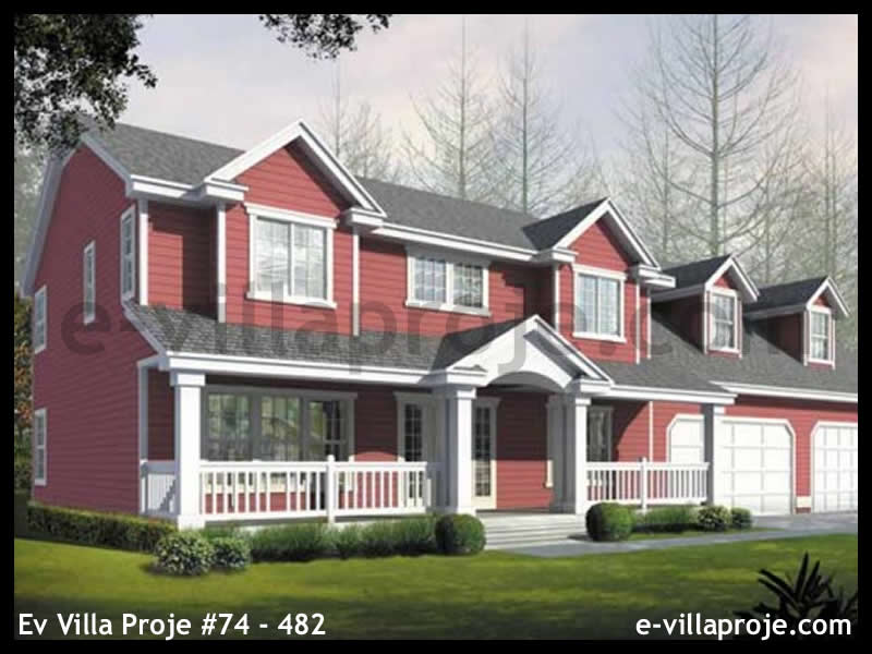 CKV-74-482 257 m2 5+1 2 Katlı (Dubleks) Çelik Konstrüksiyon Villa Modeli
