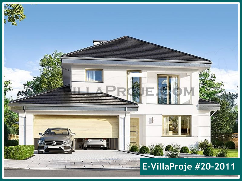 CKV-20-2011 257 m2 5+1 2 Katlı (Dubleks) Çelik Konstrüksiyon Villa Modeli