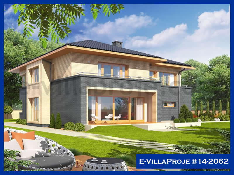 CKV-14-2062 258 m2 5+1 2 Katlı (Dubleks) Çelik Konstrüksiyon Villa Modeli
