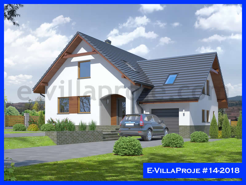 CKV-14-2018 259 m2 5+1 2 Katlı (Dubleks) Çelik Konstrüksiyon Villa Modeli