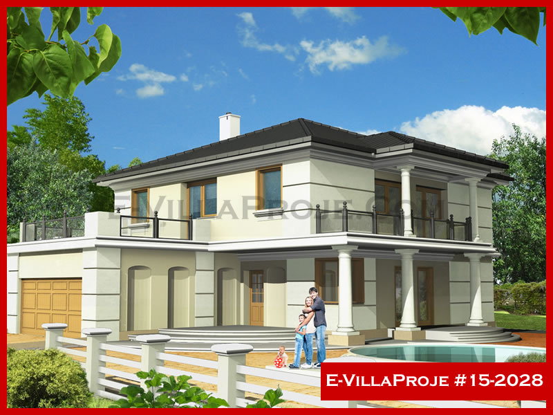 CKV-15-2028 260 m2 5+1 2 Katlı (Dubleks) Çelik Konstrüksiyon Villa Modeli