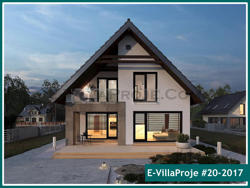 CKV-20-2017 262 m2 5+1 2 Katlı (Dubleks) Çelik Konstrüksiyon Villa Modeli