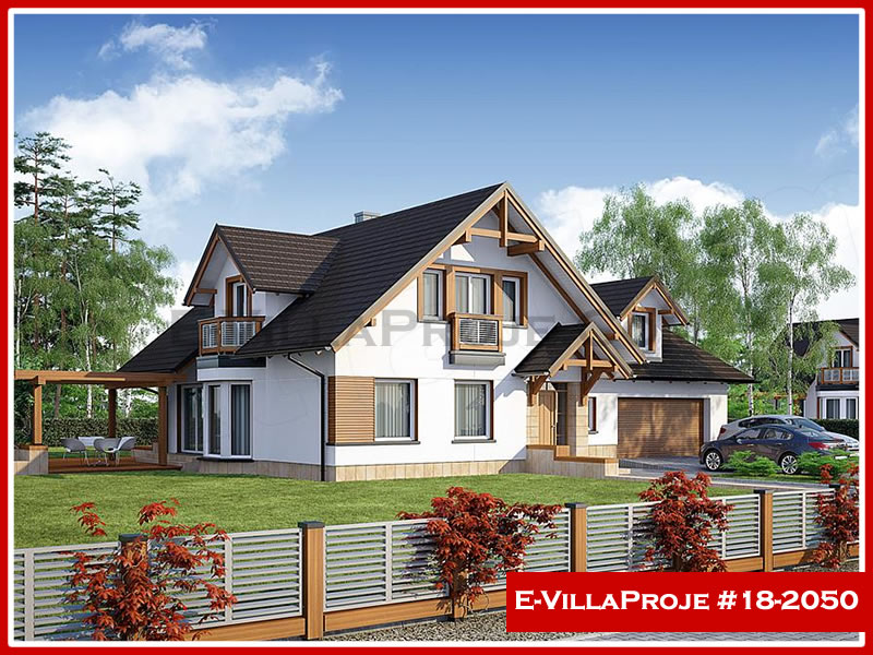 CKV-18-2050 263 m2 5+1 2 Katlı (Dubleks) Çelik Konstrüksiyon Villa Modeli