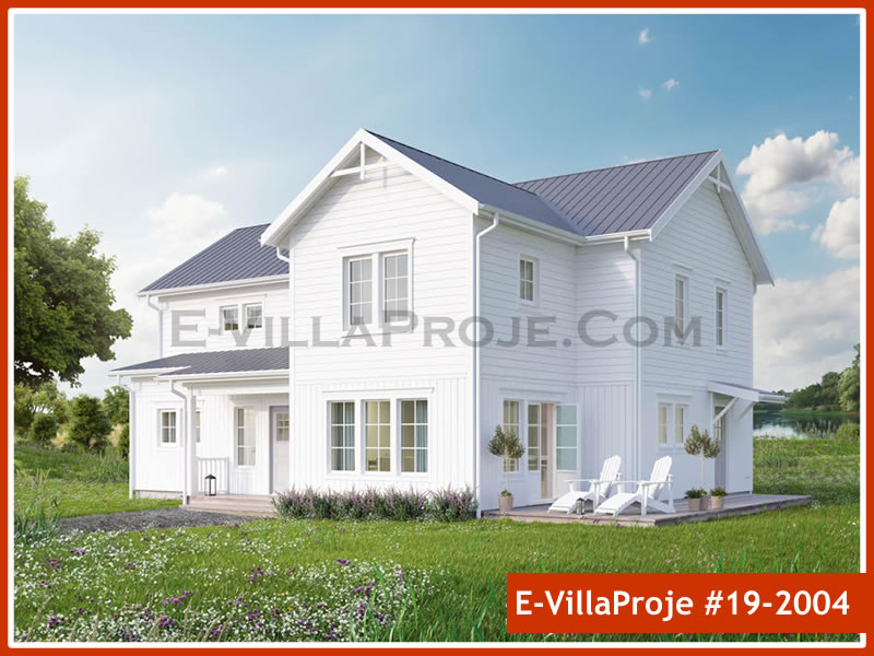 CKV-19-2004 265 m2 5+1 2 Katlı (Dubleks) Çelik Konstrüksiyon Villa Modeli